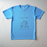きいやま商店マスト氏 デザインTシャツ（Sax blue）